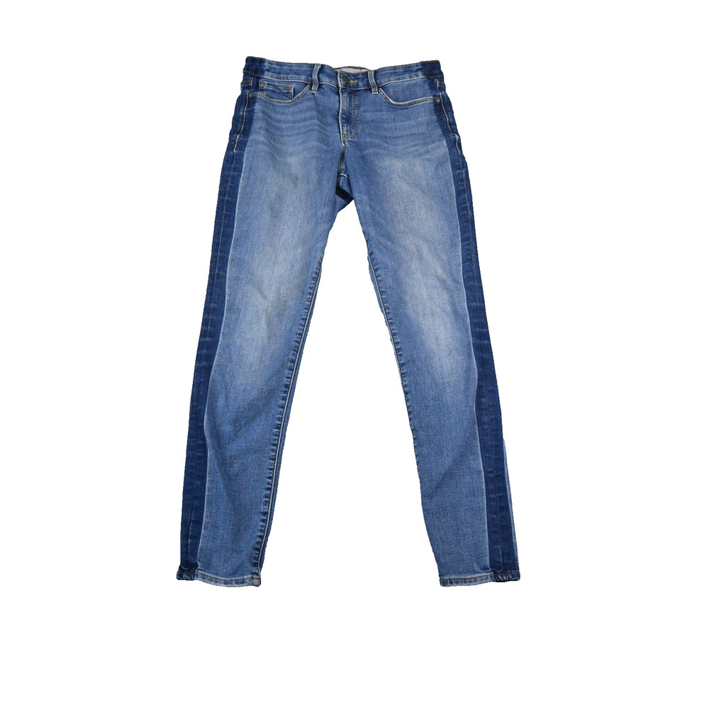 Athleta Straight Leg Scupltek Jeans Womens 8 (29x28) Blue Stretch Denim Casual